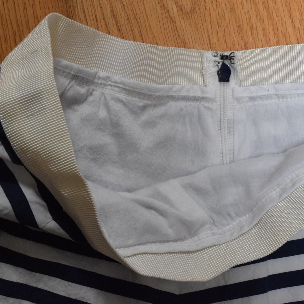 Loft Striped A-Line Skirt in Women's Size 8/10 - Picture 3 of 16